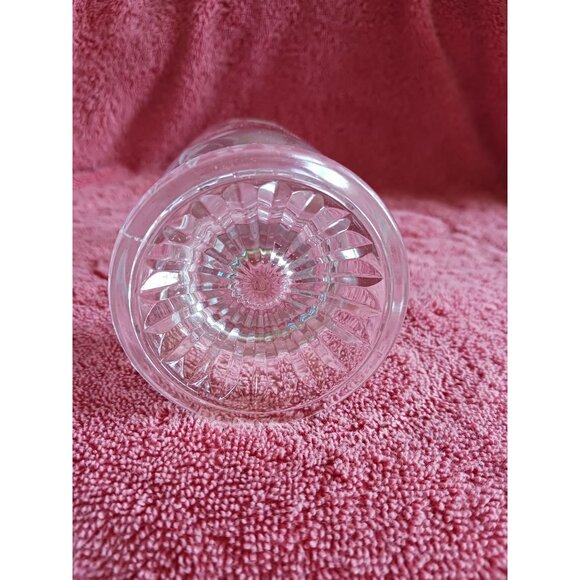 Princess House Etched Glass Mugs With Handles 6"Tall Floral design Set Of 4 - Picture 7 of 8